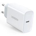 UGREEN USB-C 30W PD seinalaadija EL Valge