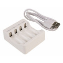 Ansmann Basic IV laadija koos 4 x AA 1300mAh akudega 1001-0120-01