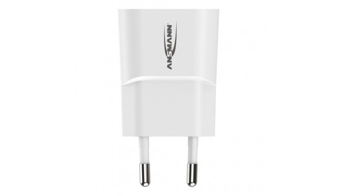Ansmann Home Charger HC105w 1xUSB 1000mA valge laadija