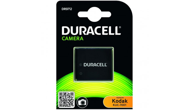 Duracell liitiumioonaku 700mAh Kodak KLIC-7001 jaoks