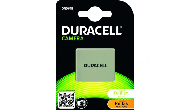 Duracell liitiumioonaku 700 mAh Fujifilm NP-40 jaoks