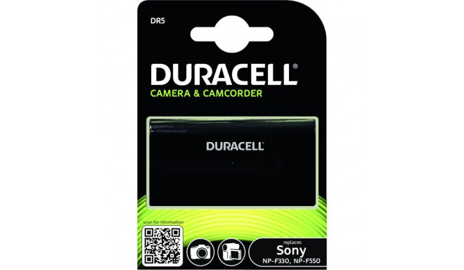 Duracell liitiumioonaku 2600 mAh Sony NP-F330, NP-F550 jaoks