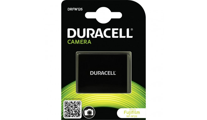 Duracell liitium-ioon aku 1140mAh Fujifilm NP-W126 jaoks