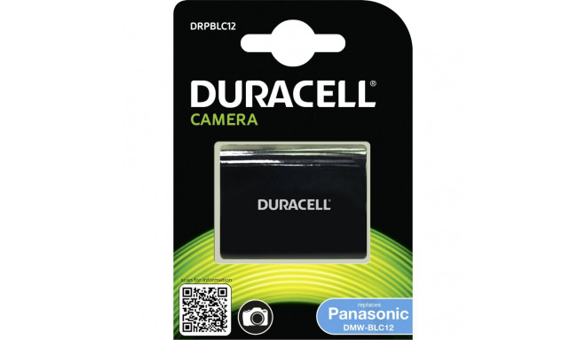 Duracell liitiumioonaku 950 mAh Panasonic DMW-BLC12 jaoks
