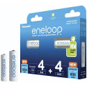 2x4 Panasonic Eneloop Kombipakk 4xAA + 4xAAA Akud BK-KJMCDE44E