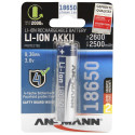 Ansmann Li-Ion 18650 2600mAh 3,6V Aku 9,36Wh 1307-0000