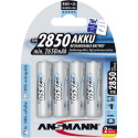 1x4 Ansmann NiMH rech. battery 2850 Mignon AA 2650 mAh