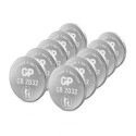 1x10 GP CR 2032 Liitium 3V 0602032C10