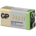 1x8 GP Super Alkaline 9V-plokk 6LR61 hulgikarp