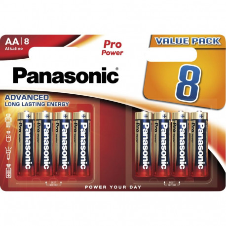 1x8 Panasonic Pro Power LR 6 Mignon AA