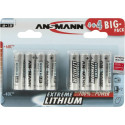 4+4 Ansmann Extreme Lithium AA Mignon LR 6 Suur Pakend