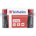 1x24 Verbatim Alkaline patarei Mignon AA LR6 49505