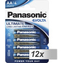 12x4 Panasonic Evolta LR 6 Mignon patarei sisekarp