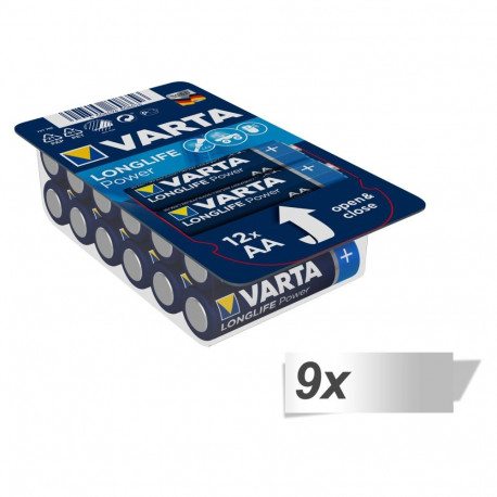 9x12 Varta Longlife Power AA LR 6 müügiks valmis suur karp