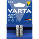 1x2 Varta Ultra Lithium Micro AAA LR03 Patarei