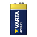 50x1 Varta Longlife Extra 9V plokk 6 LR 61 PU karp