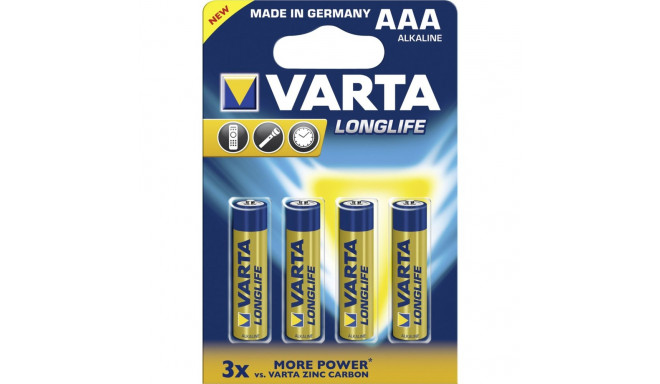 10x4 Varta Longlife Extra Micro AAA LR 03           PU inner box