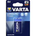 10x1 Varta Longlife Power 6LR61 9V-plokk patarei sisekarbis