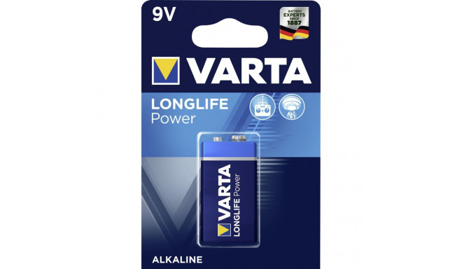 10x1 Varta Longlife Power 6LR61 9V-plokk sisekarp