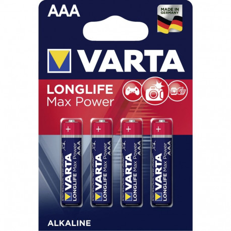 10x4 Varta Longlife Max Power Micro AAA LR03 VPE sisekarp