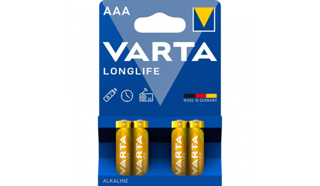 1x4 Varta Longlife micro AAA LR 03