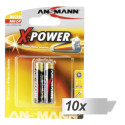10x2 Ansmann Alkaline Micro AAA LR 03 X-Power