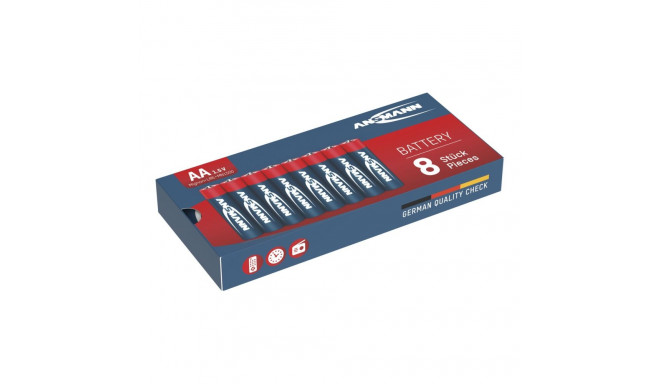 1x8 Ansmann Alkaline Mignon AA LR 6 punane-line