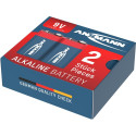 1x2 Ansmann Alkaline 9V-plokk punane seeria