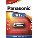 100x1 Panasonic Foto CR-123 A Liitium VPE Välimine Karp