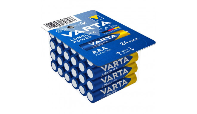 1x24 Varta Longlife Power AAA LR03 müügiks valmis suur karp