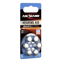 1x6 Ansmann Zinc-Air 675 (PR44) Kuuldeaparaadi Patareid