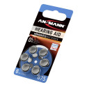 1x6 Ansmann Zinc-Air 675 (PR44) Kuuldeaparaadi Patareid