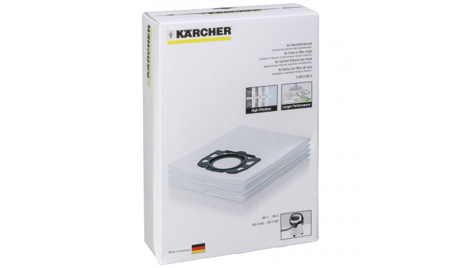 Kärcher fliisist tolmukotid 4 tk MV 4/5/6 seeria jaoks