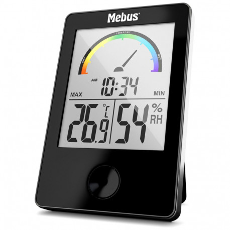 Mebus 40929 Thermo-Hygrometer black