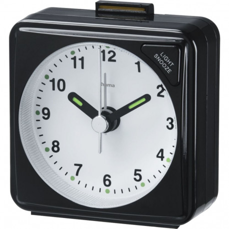 Hama Travel Clock A50, must fluorestseeruv seier 186329