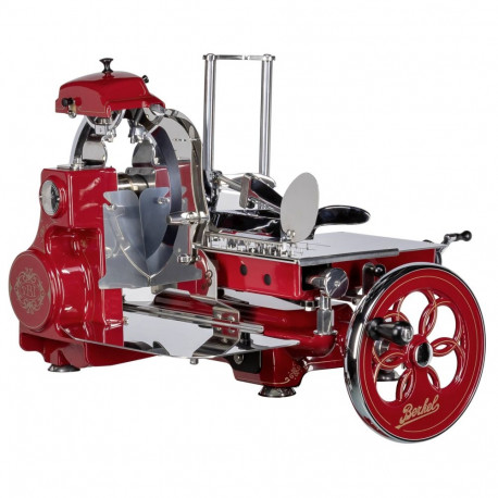 Berkel Volano Tribute red slicer with flywheel