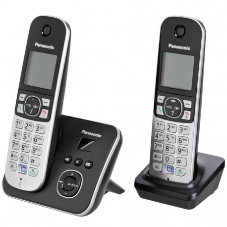 Panasonic KX-TG6822GB Must Juhtmeta Telefon