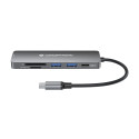 Conceptronic DONN11G 6-ühes USB-C adapter