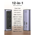 Ugreen Revodok Pro 312 dokkimisjaam 12-ühes USB-C