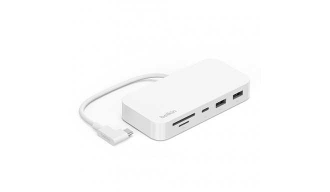 Belkin CONNECT USB-C 6-in-1 Multiport-Hub+ Holder INC011btWH
