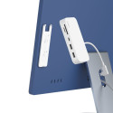 Belkin CONNECT USB-C 6-ühes mitme pordiga ja hoidikuga jaotur INC011btWH