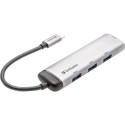 Verbatim USB-C mitmeporti jaotur nelja USB 3.2 Gen 1 pordiga