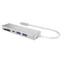 Raidsonic IB-HUB1413-CR USB C-tüüpi jaotur