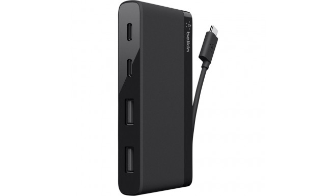 Belkin Travel Hub USB-C 4-Port black F4U090btLBK