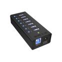 RaidSonic ICY BOX IB-AC618 7-Port USB 3.0 Hub Aluminium RaidSonic ICY BOX IB-AC618 7-Port USB 3.0 Hub Aluminium
