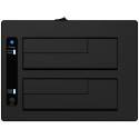RaidSonic ICY BOX IB-127CL-U3 kahe pesaga dokk ja kloonimisjaam