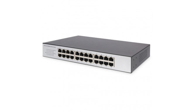 DIGITUS 24-Port Fast Ethernet Switch, Unmanaged