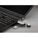 Hama USB 3.0 Mitme Kaardi Lugeja SD/microSD Alumiinium Must/Hõbe