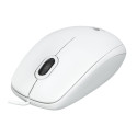 Logitech B100 Optical USB Mouse white OEM