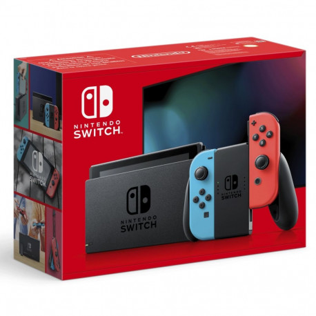 Nintendo Switch neoonpunane / neoonsinine (uus mudel 2022)